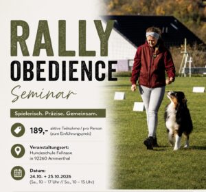 Rally Obedience Seminar