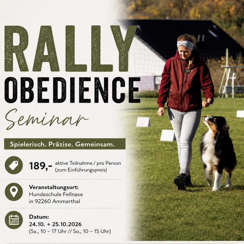 Rally Obedience Seminar